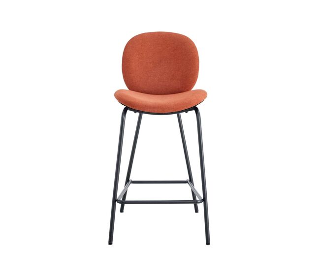Elegancia y confort: pack de 2 taburetes coro teja