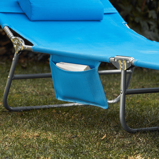 CONJUNTO DE 2 ESPREGUIÇADEIRAS DOBRÁVEIS OGS48-BX2 SOBUY