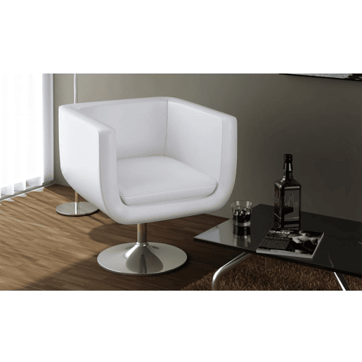 Poltrona Moderna Ajustável Branca Poltrona Moderna Ajustável Branca