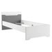 Cama Juvenil Gius Cama Juvenil Gius Blanco/ Gris