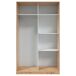 Armario Enzo 2 puertas correderas 120 Armario Enzo 2 puertas correderas 120 Madera Oscura