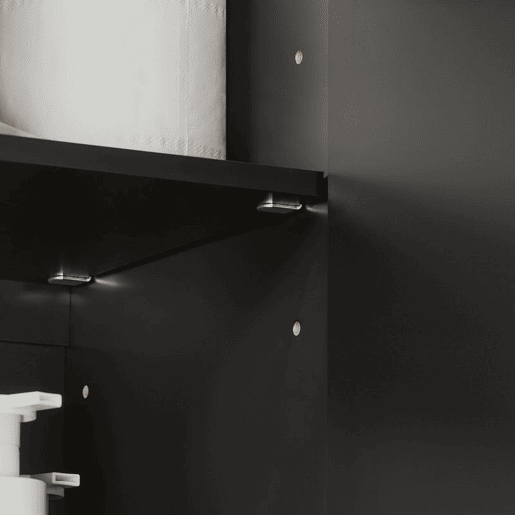 Armário de parede 3 portas Armário FRG231-L-SCH SoBuy PT