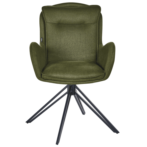 Conjunto de 2 cadeiras de jantar AVELAR Verde escuro Conjunto de 2 cadeiras de jantar AVELAR Verde escuro