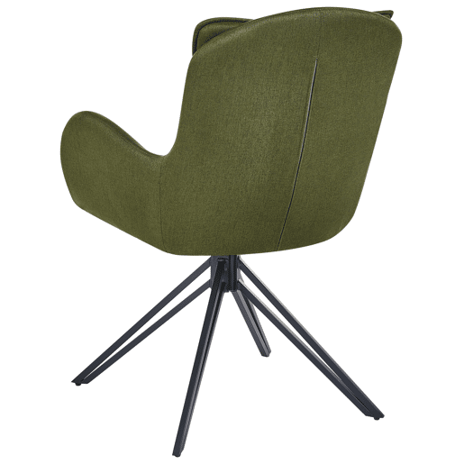 Conjunto de 2 cadeiras de jantar AVELAR Verde escuro Conjunto de 2 cadeiras de jantar AVELAR Verde escuro