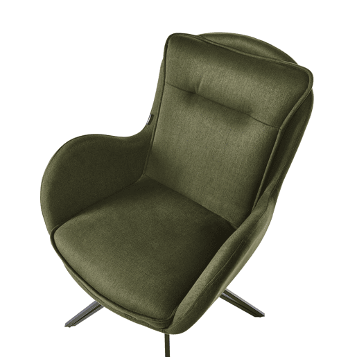 Conjunto de 2 cadeiras de jantar AVELAR Verde escuro Conjunto de 2 cadeiras de jantar AVELAR Verde escuro