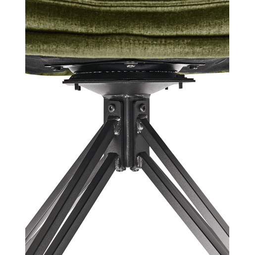 Conjunto de 2 cadeiras de jantar AVELAR Verde escuro Conjunto de 2 cadeiras de jantar AVELAR Verde escuro