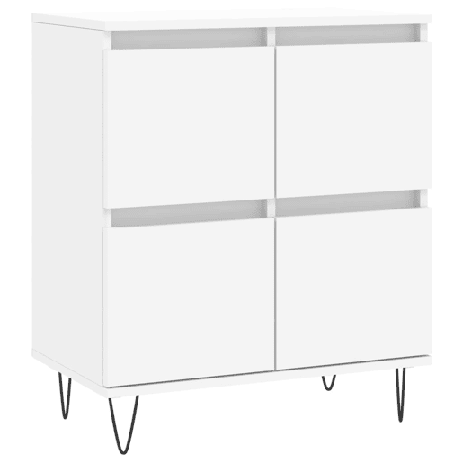 vidaXL Aparador 60x35x70 cm derivados de madeira branco