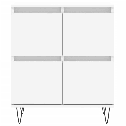 vidaXL Aparador 60x35x70 cm derivados de madeira branco