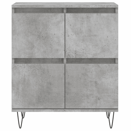 vidaXL Aparador 60x35x70 cm derivados de madeira cinzento cimento