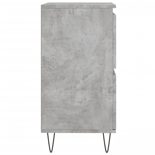 vidaXL Aparador 60x35x70 cm derivados de madeira cinzento cimento