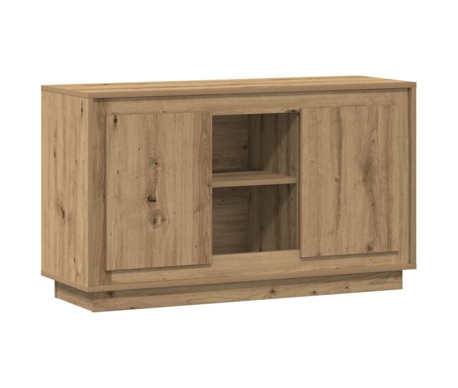Vidaxl aparador de madera de ingeniería roble artisan 102x35x60 cm