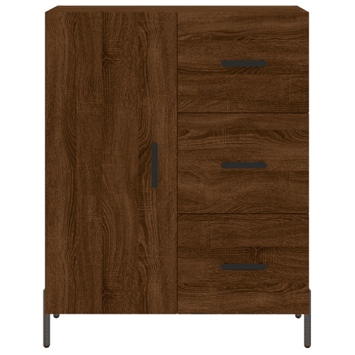 vidaXL Aparador 69,5x34x90 cm derivados de madeira carvalho castanho vidaXL Aparador 69,5x34x90 cm derivados de madeira carvalho castanho