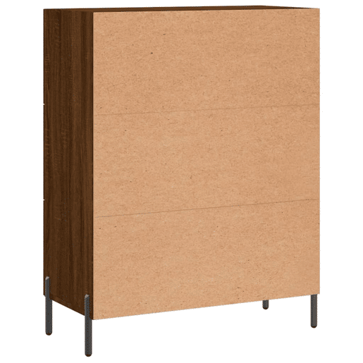 vidaXL Aparador 69,5x34x90 cm derivados de madeira carvalho castanho vidaXL Aparador 69,5x34x90 cm derivados de madeira carvalho castanho