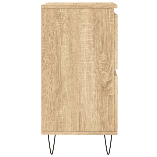vidaXL Aparador 60x35x70 cm derivados de madeira cor carvalho sonoma