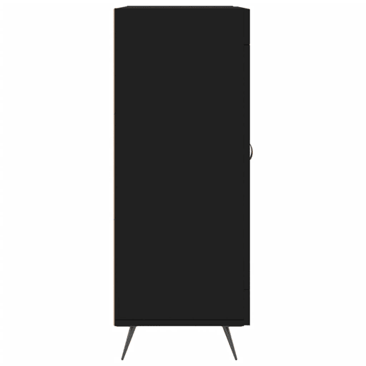 vidaXL Aparador 69,5x34x90 cm derivados de madeira preto