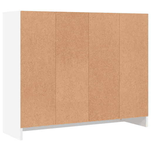 vidaXL Aparador Branco 91x28x75 cm Madeira Engenheirada