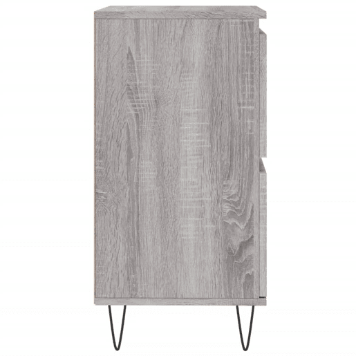vidaXL Aparador 60x35x70 cm derivados de madeira cinzento sonoma