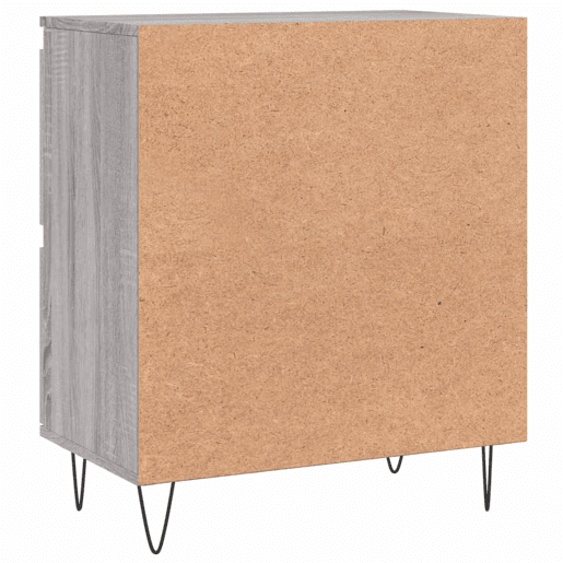 vidaXL Aparador 60x35x70 cm derivados de madeira cinzento sonoma