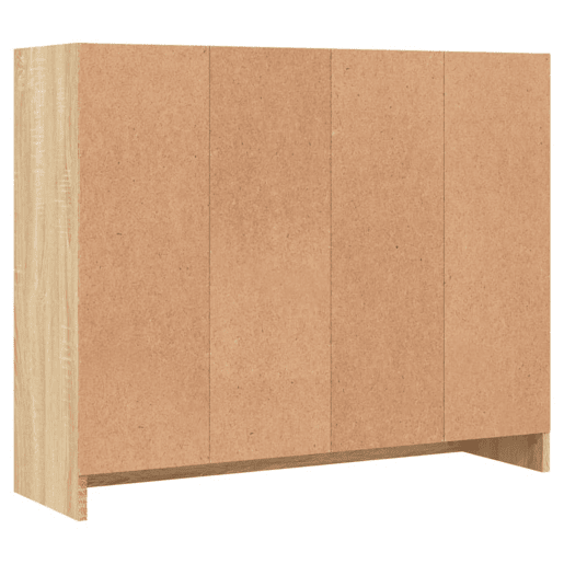 vidaXL Aparador 91x28x75 cm derivados de madeira carvalho sonoma