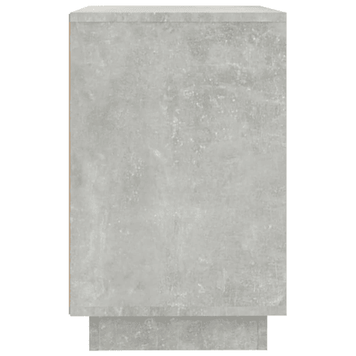 vidaXL Aparador 102x35x60 cm derivados de madeira cinzento cimento