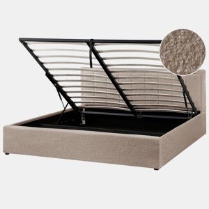 Beliani Cama baú Bouclé MONTLAUR