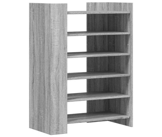Vidaxl mueble zapatero madera ingeniería gris sonoma 74,5x37,5x100 cm