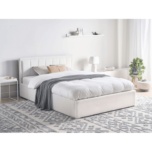 Beliani Cama baú Bouclé MONTLAUR Beliani Cama baú Bouclé MONTLAUR