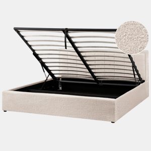 Beliani Cama baú Bouclé MONTLAUR