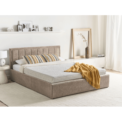 Beliani Cama baú Bouclé MONTLAUR Beliani Cama baú Bouclé MONTLAUR