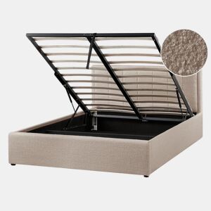 Beliani Cama baú Bouclé MONTLAUR