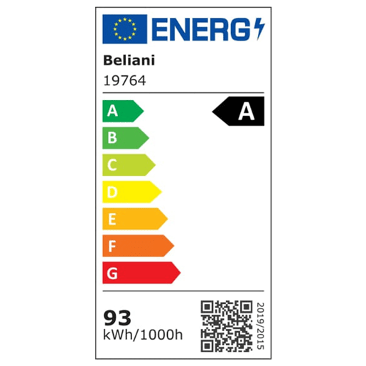Beliani Iluminação de tecto NURA