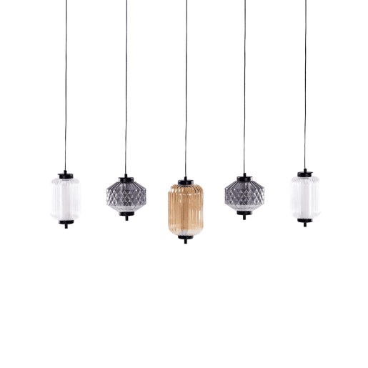 Candeeiro LED suspenso SULLANE LED Vidro Multicolor