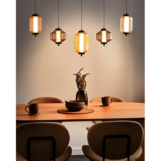 Candeeiro LED suspenso SULLANE LED Vidro Multicolor