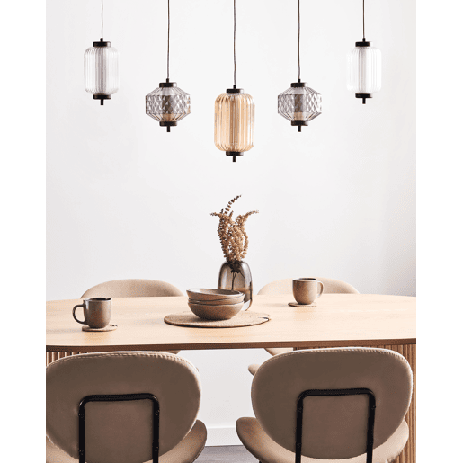 Candeeiro LED suspenso SULLANE LED Vidro Multicolor