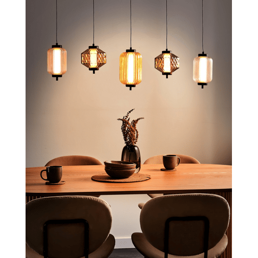 Candeeiro LED suspenso SULLANE LED Vidro Multicolor