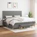 Cama box spring 200x200 Cama box spring 200x200 Gris