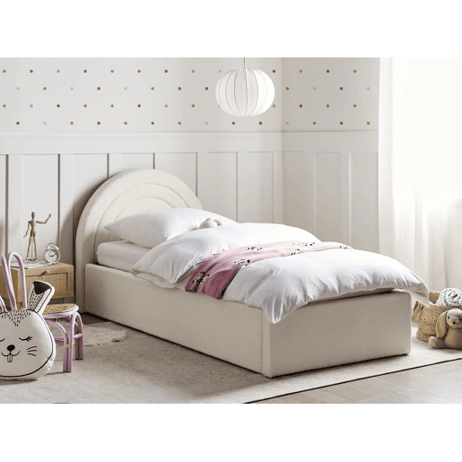 Beliani Cama infantil com arrumação Bouclé ANET