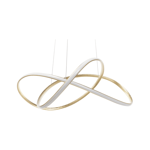 Candeeiro LED suspenso TUMEN Metal Dourado