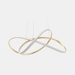 Candeeiro LED suspenso TUMEN Metal Dourado