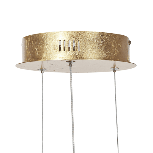 Candeeiro LED suspenso TUMEN Metal Dourado