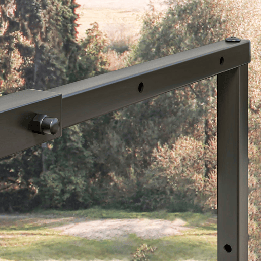 Outsunny Suporte para Lenha Extensível Suporte para Lenha Metálico com 4 Ganchos Carga Máxima 100 kg para Interior e Exterior 40-65x25x100-150 cm Preto