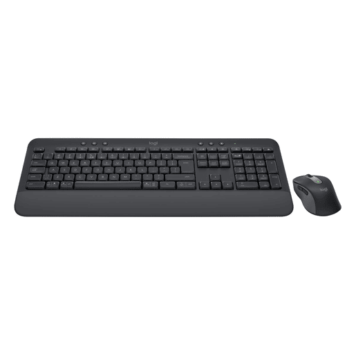 Teclado e Rato sem Fios Logitech MK650 Cinzento QWERTY Teclado e Rato sem Fios Logitech MK650 Cinzento QWERTY