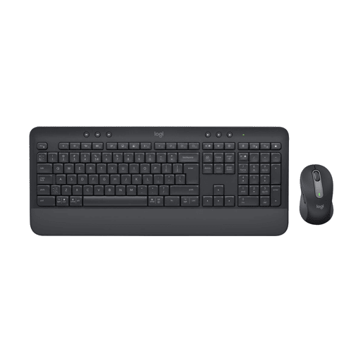 Teclado e Rato sem Fios Logitech MK650 Cinzento QWERTY Teclado e Rato sem Fios Logitech MK650 Cinzento QWERTY