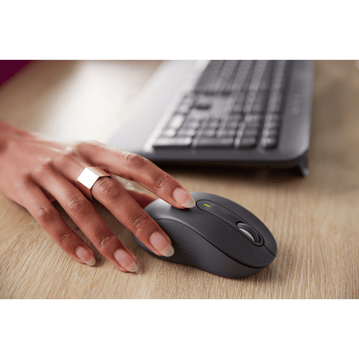 Teclado e Rato sem Fios Logitech MK650 Cinzento QWERTY Teclado e Rato sem Fios Logitech MK650 Cinzento QWERTY