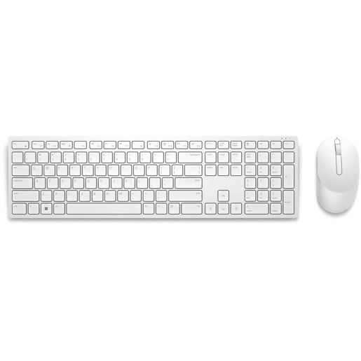 Teclado e Rato sem Fios Dell KM5221W-WH Branco Qwerty US