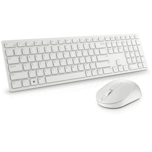 Teclado e Rato sem Fios Dell KM5221W-WH Branco Qwerty US