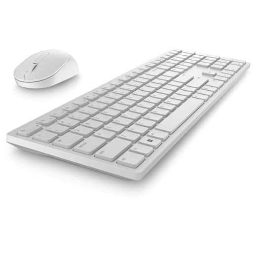 Teclado e Rato sem Fios Dell KM5221W-WH Branco Qwerty US