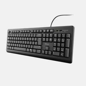 Teclado Trust 23880 Preto Inglês EEUU QWERTY