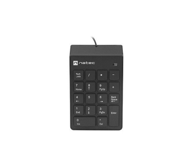 Teclado numérico natec nkl-2022 negro