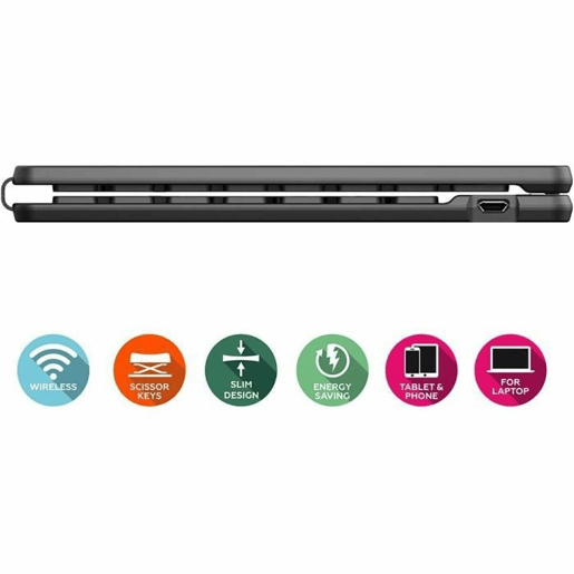 Teclado Bluetooth Mobility Lab Preto AZERTY Teclado Bluetooth Mobility Lab Preto AZERTY